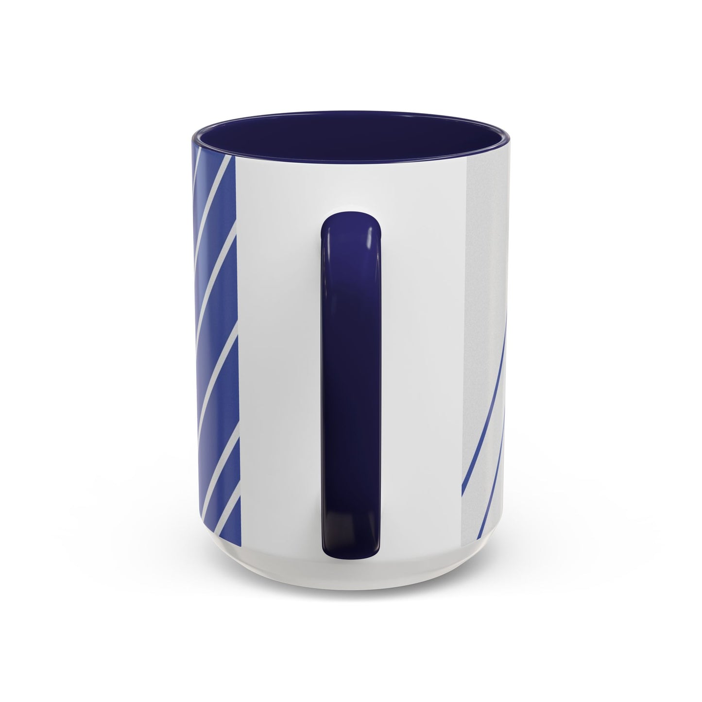 Elegant Stripe Accent Coffee Mug - Perfect for Gifts, Home Decor, Office, Birthdays, and Tea Lovers