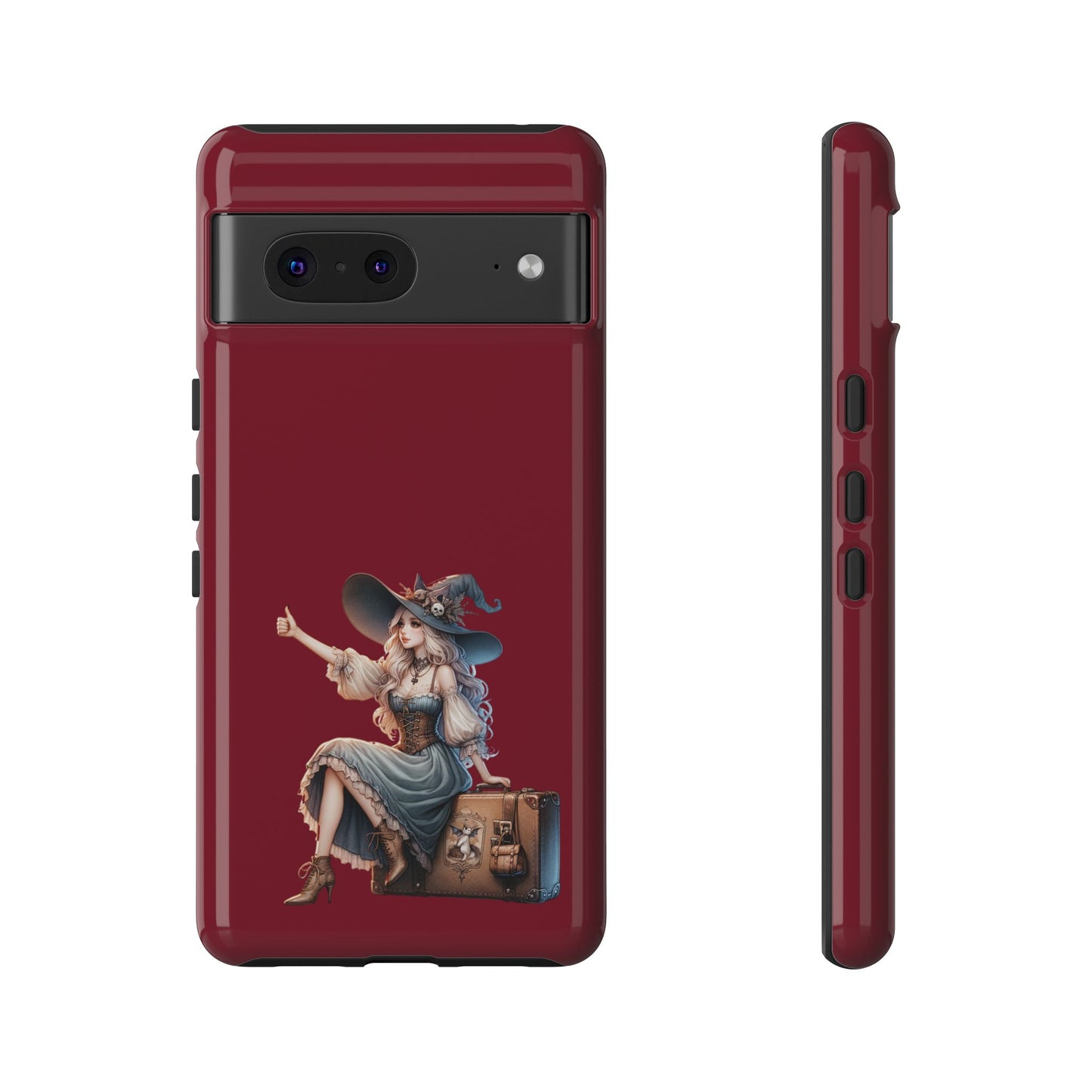 Witchy Phone Case - Magical, Durable - Halloween Gift, Cosplay Accessory, Cute Witch Design