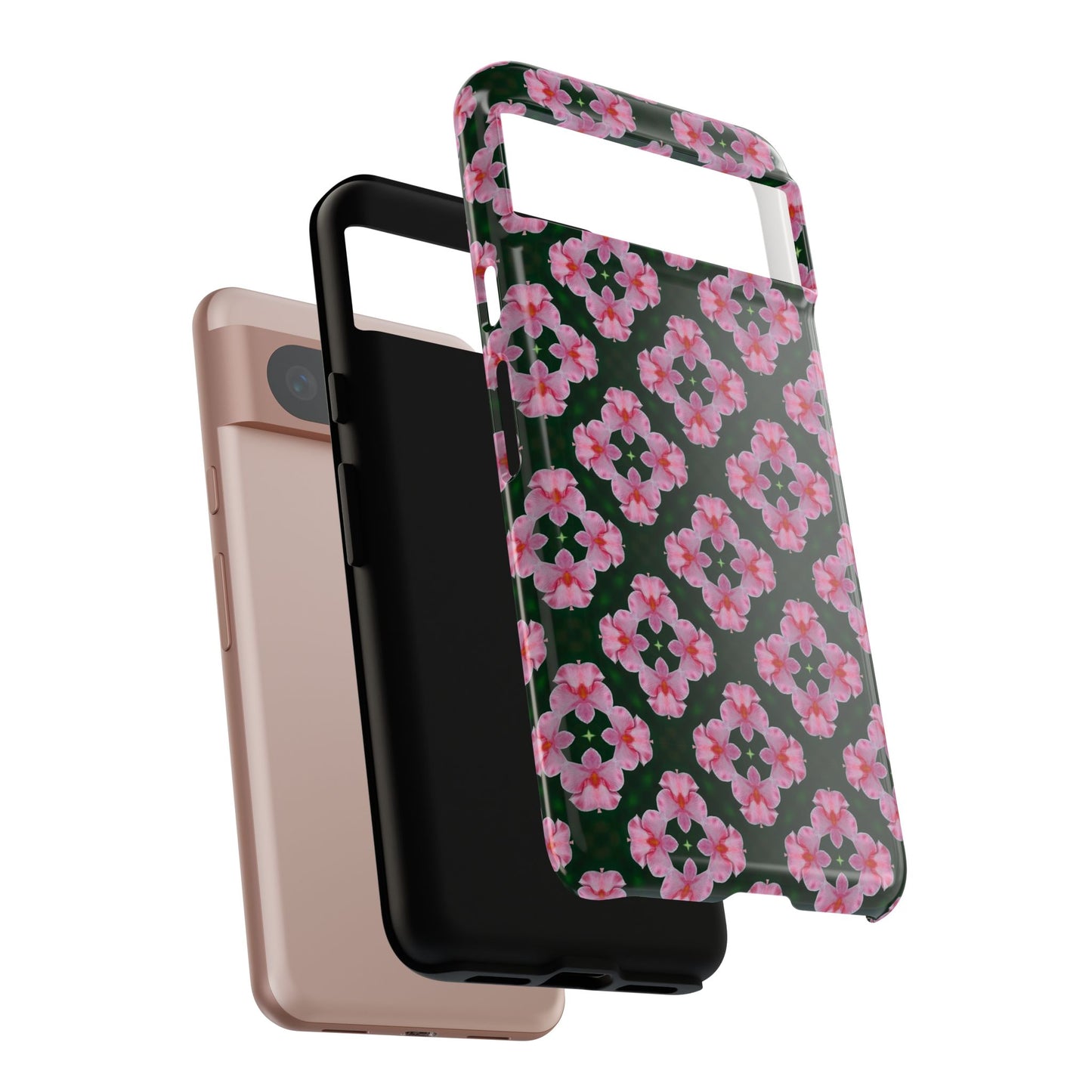 Tough Cases - Floral Phone Case, Stylish Protective Cover for Women, Gift Idea for Birthdays, Unique Floral Design, Trendy Tech Accessory