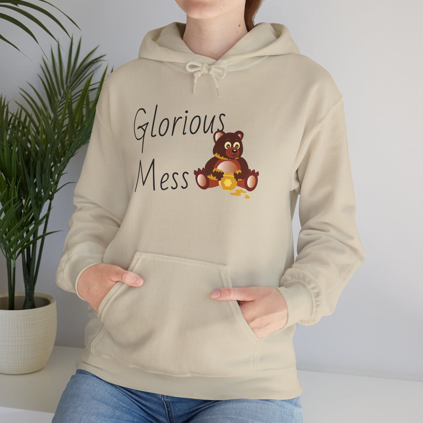 Glorious Mess Hoodie | Cute Bear Sweatshirt | Cozy Unisex Pullover for All Seasons | Perfect Gift for Friends & Birthdays | Funny [...]