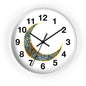 Elegant Boho Moon Phase Wall Clock, Decorative Home Clock, Unique Gift for Home Decor, Wellness, and Spiritual Spaces, Timepiece