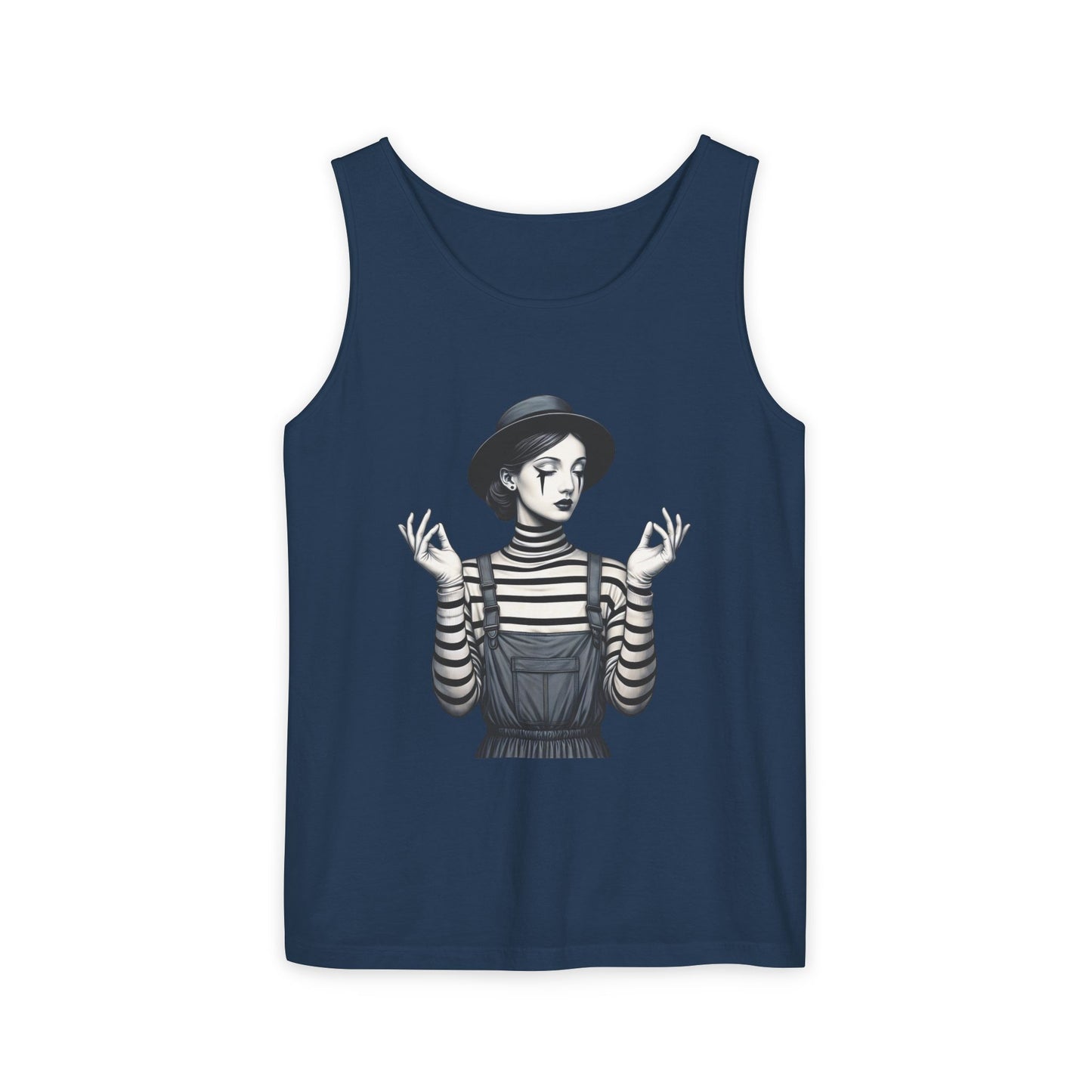 Bohemian Chic Tank Top with Artistic Print, Casual Summer Wear