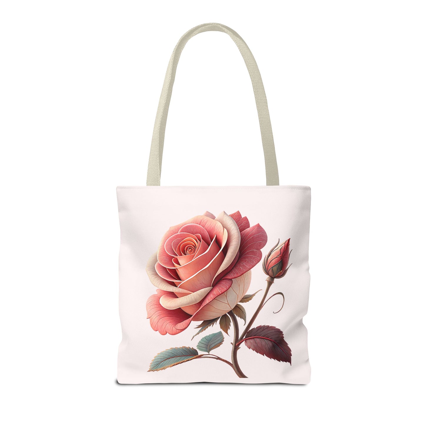 Romantic Floral Tote Bag, Rose Design, Chic Bag, Stylish Carryall, Perfect Gift for Her, Everyday Use, Eco-Friendly