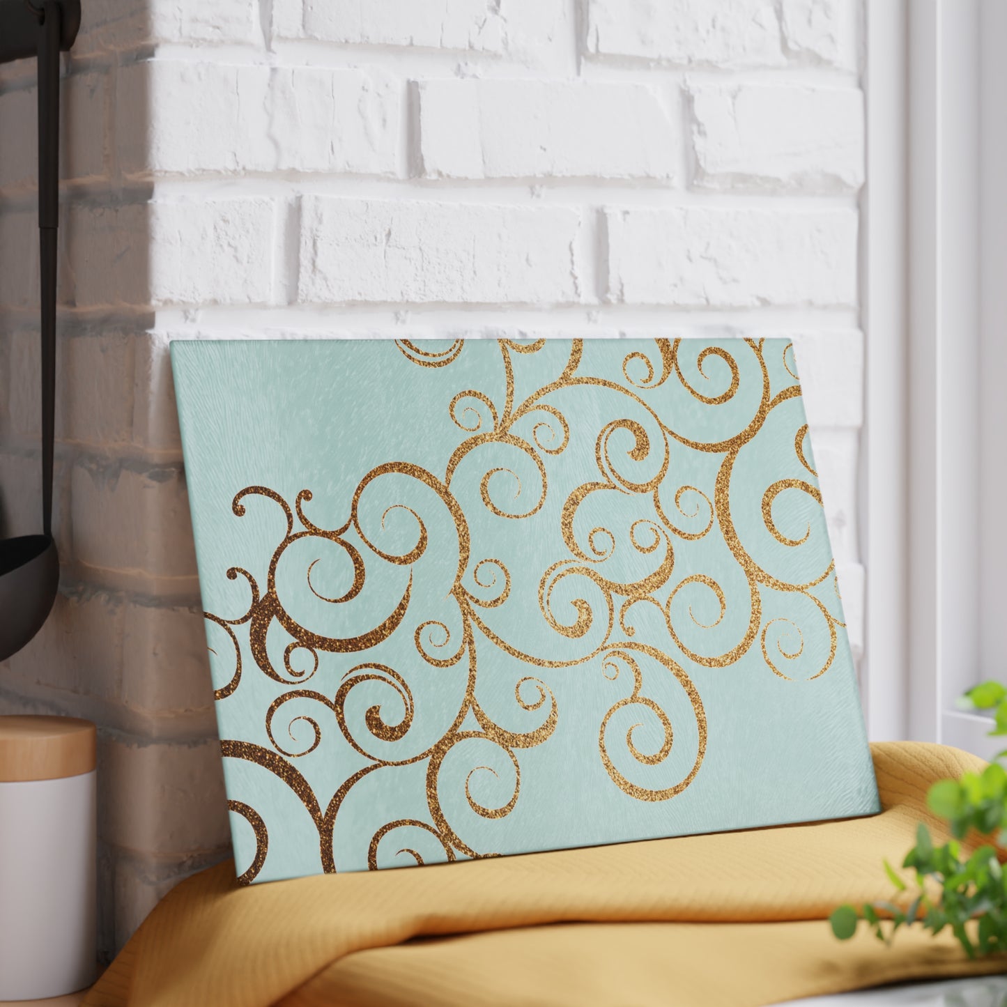 Elegant Swirled Glass Cutting Board - Kitchen Decor, Unique Gift, Culinary Art, Wedding Registry, Home Kitchen Essentials