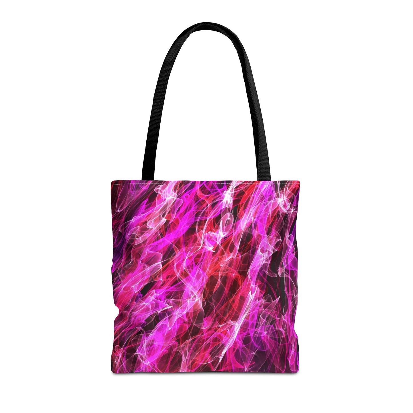 Vibrant Abstract Tote Bag, Colorful Shopping Bag
