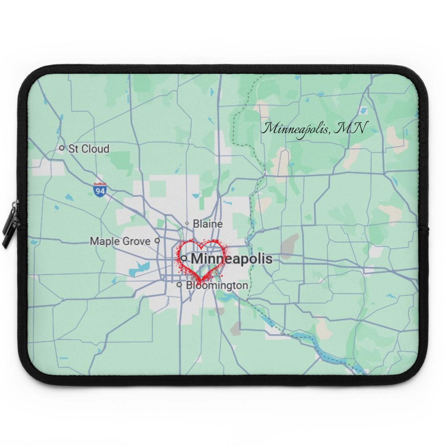 Personalized Minneapolis Laptop Sleeve, Custom City Map Design, Tech Gift for Students, Unique Present for Travelers, Ideal for Work & [...]
