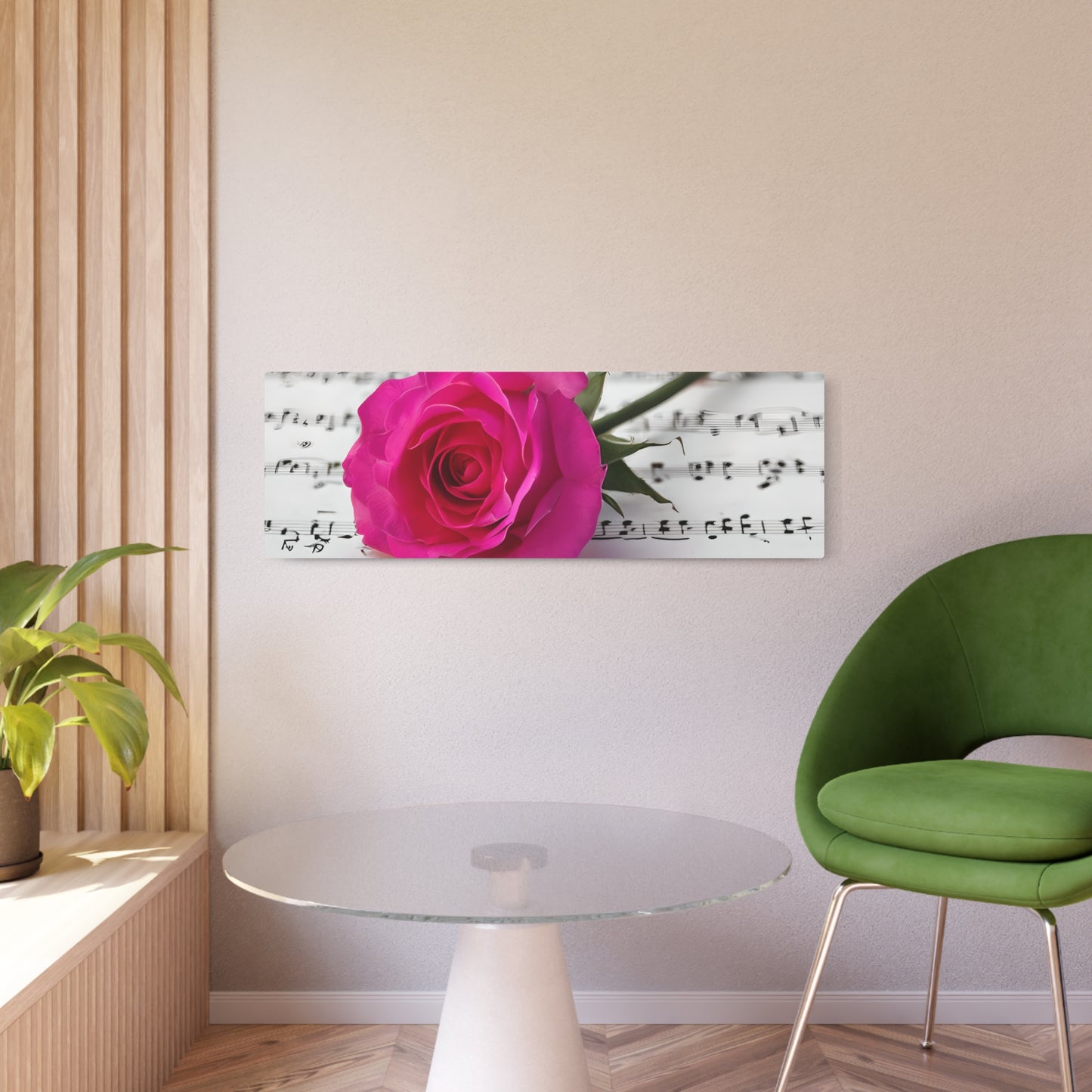 Elegant Floral Metal Art Sign - Pink Rose on Sheet Music Wall Décor, Perfect Gift for Music Lovers, Home Decor, Mother’s Day, Wedding, [...]