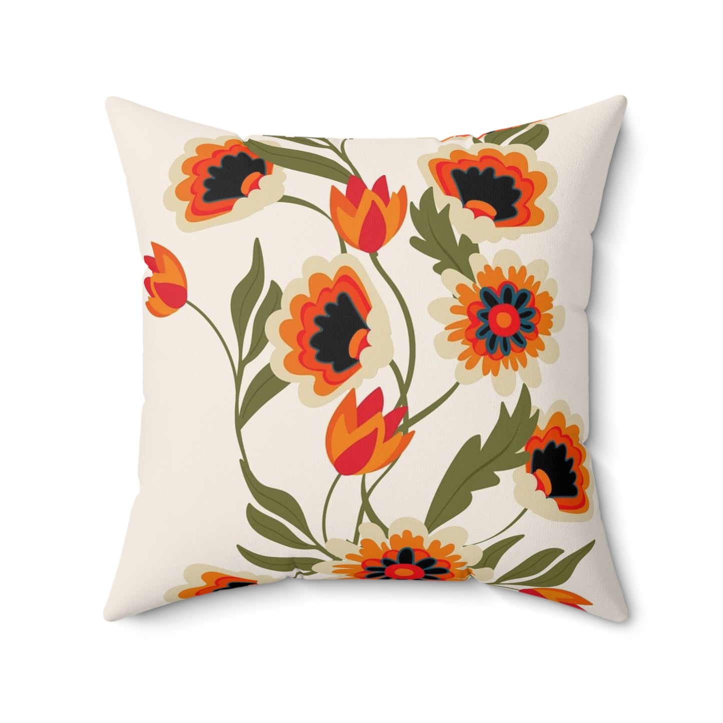 Spun Polyester Square Pillow