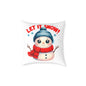Let It Snow Snowman Pillow