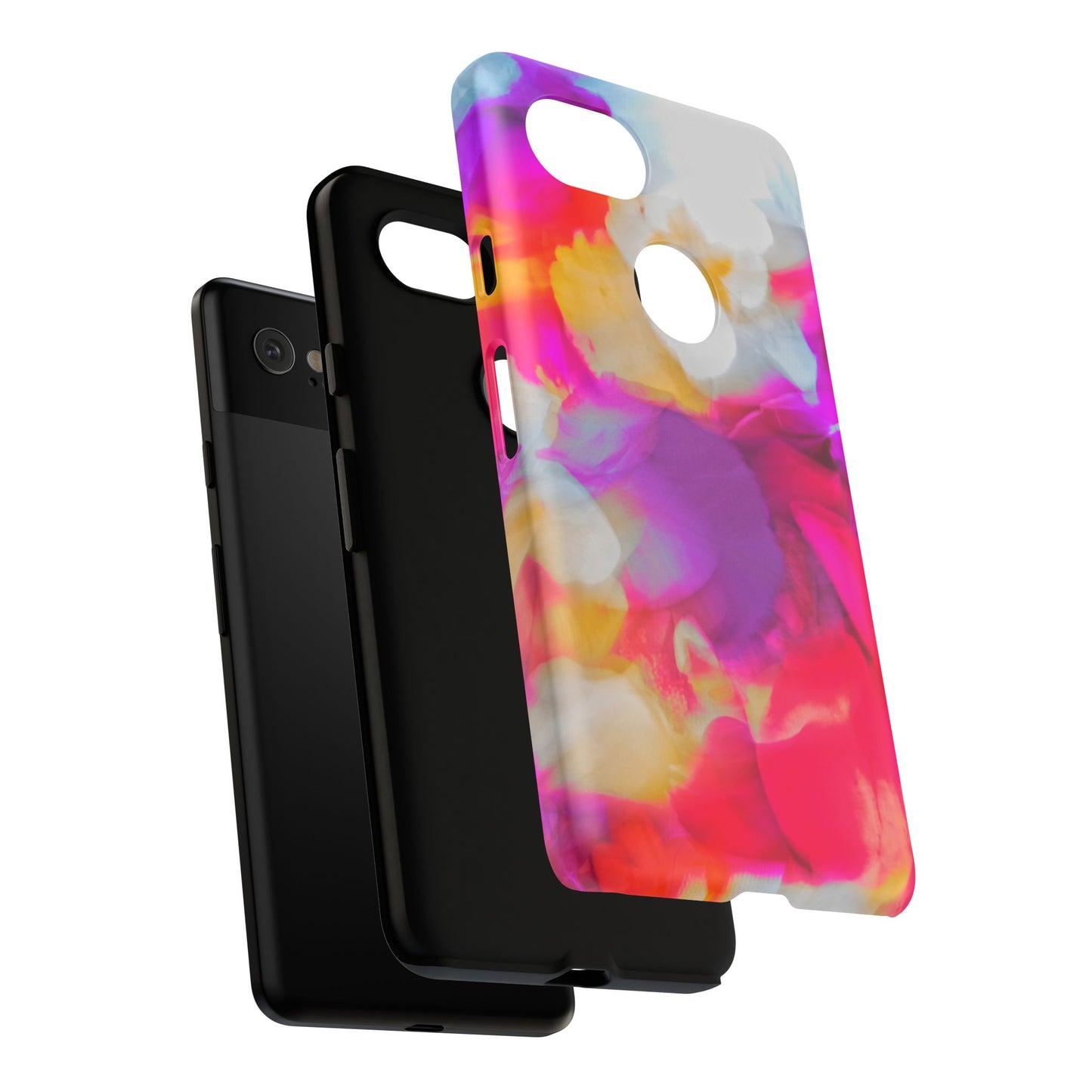 Floral Phone Case: Stylish Art for Your Device, Tough Cases, Gift for Her, Flower Print, Trendy Accessories, Phone Protection