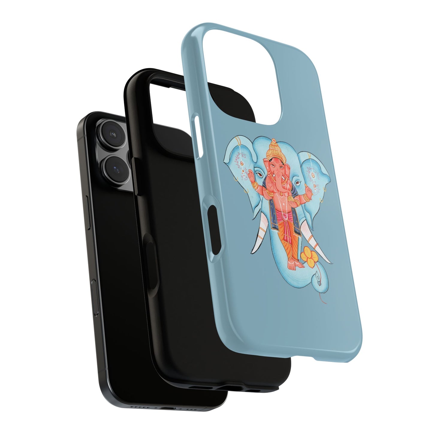 Tough Cases: Ganesh-Inspired Phone Case, Bohemian Phone Cover, Hindu Art Accessory, Festival Gift, Protective Phone Shell