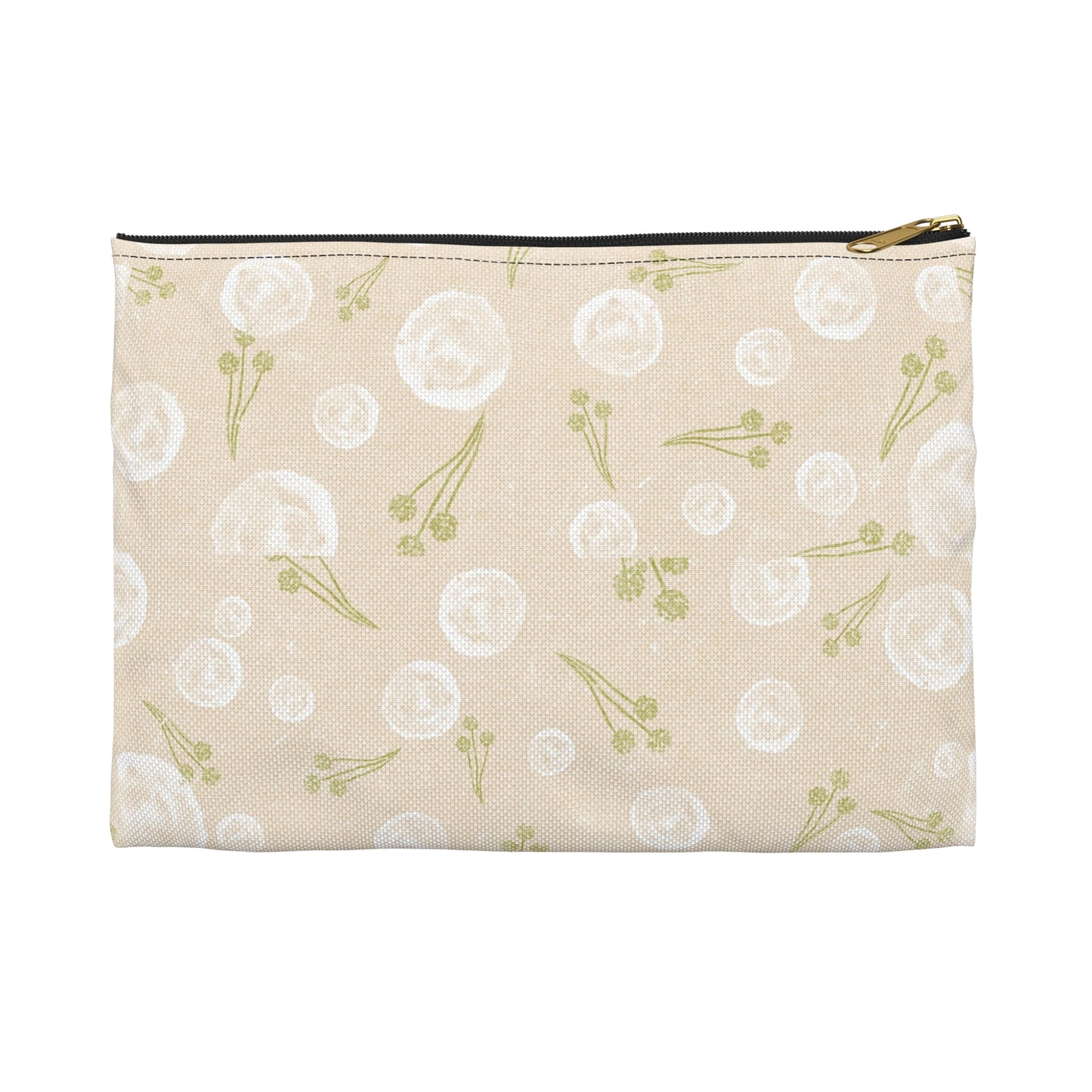 Floral Accessory Pouch - Cute Storage for Makeup, Travel, Organizing, Gifts, Eco-friendly