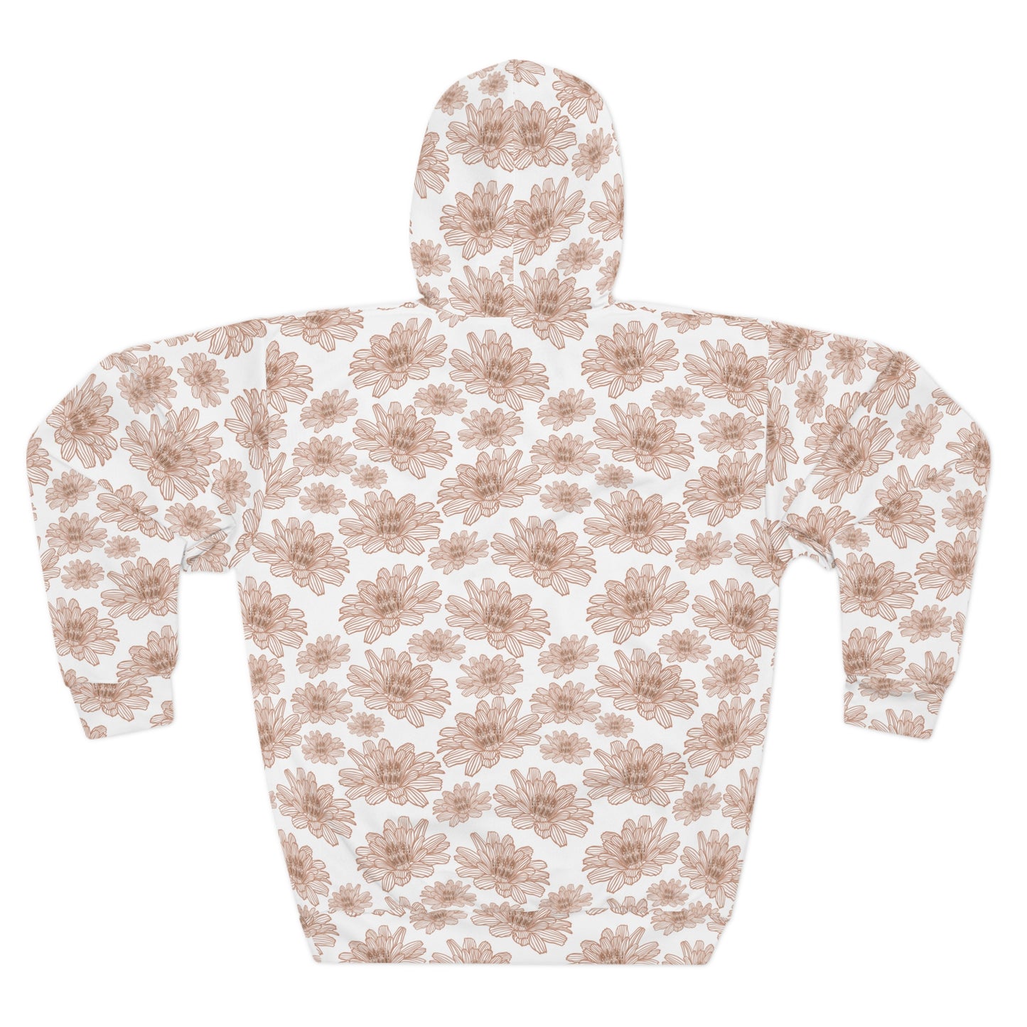 Floral Print Unisex Pullover Hoodie | Cozy Everyday Wear, Perfect for Spring, Casual Outfits, Gift Idea for Her or Him