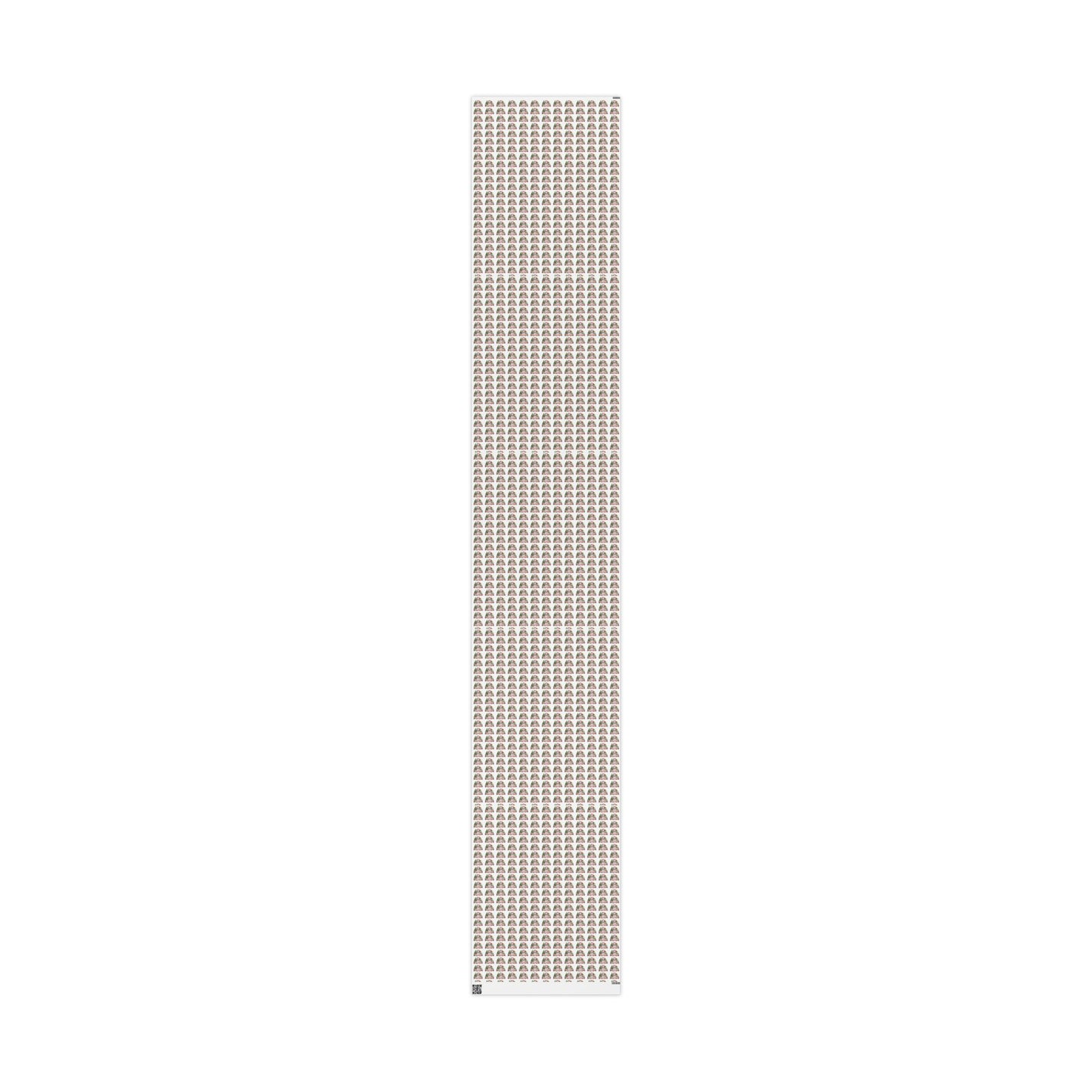 Holiday Santa Emblem Wrapping Paper Roll