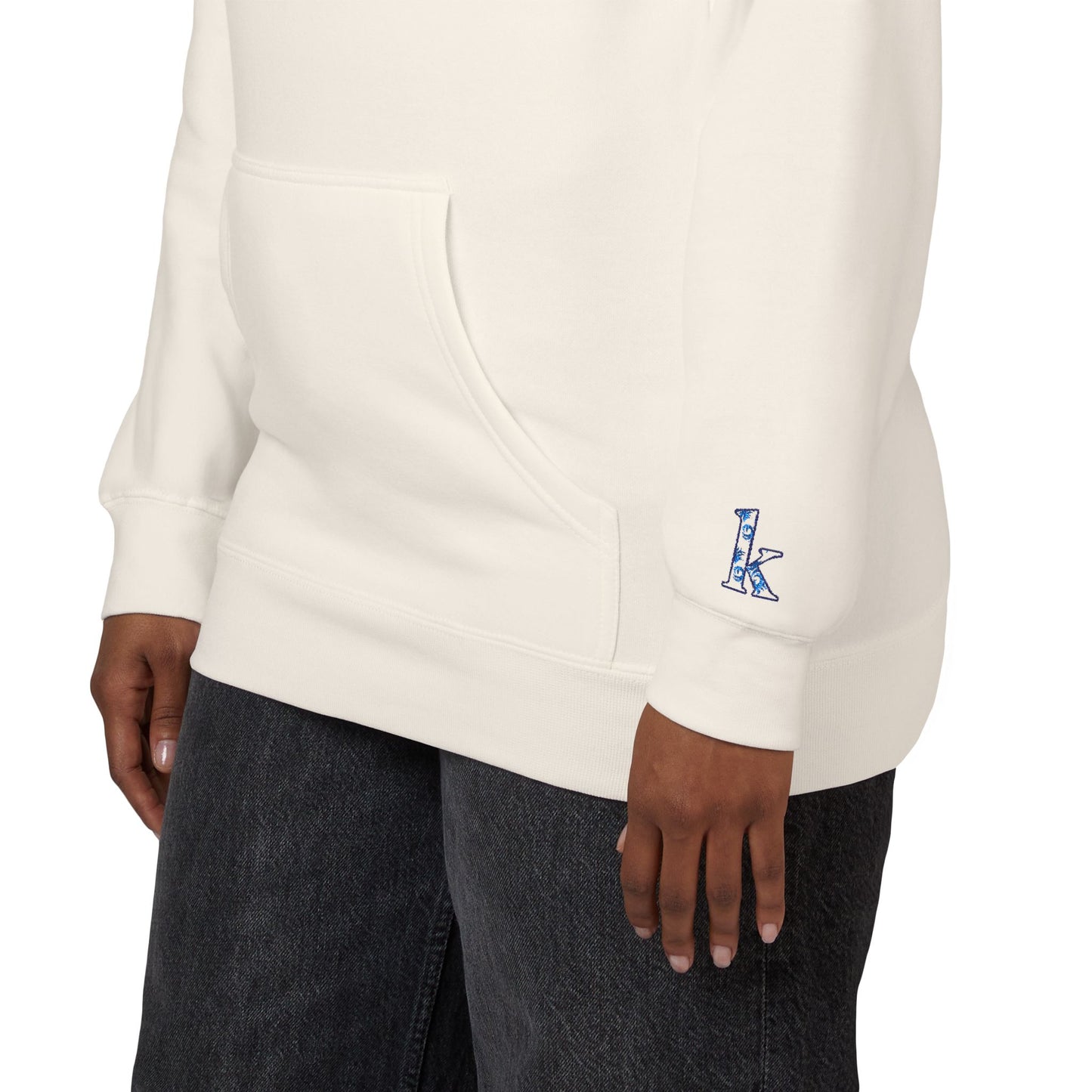 Cozy Floral Monogram Fleece Hoodie for Unisex - Perfect Gift for Birthdays, Valentine’s Day, Casual Wear, Adventure