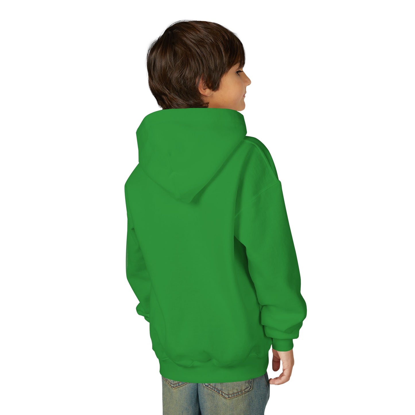 Cute Anime Girl & Puppy Youth Hoodie — Kawaii Kids Pullover for Anime Fans
