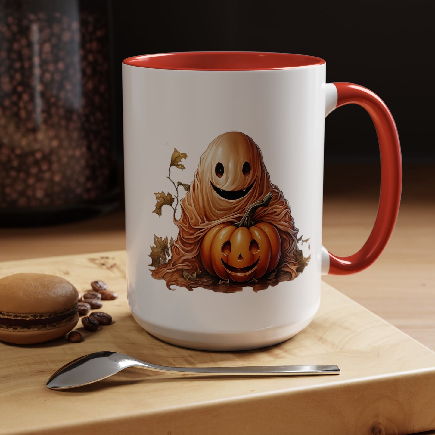 Whimsical Halloween Coffee Mug | Pumpkin-Inspired Drinkware, Cute Fall Decor, Gift for Pumpkin Lovers, Cozy Autumn Vibe