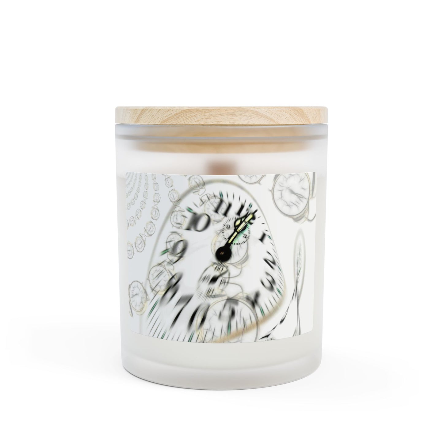 Whimsical Frosted Glass Candle | Aromatherapy Decor, Relaxation Gift, Home Fragrance, Zen Atmosphere, Gift for Her