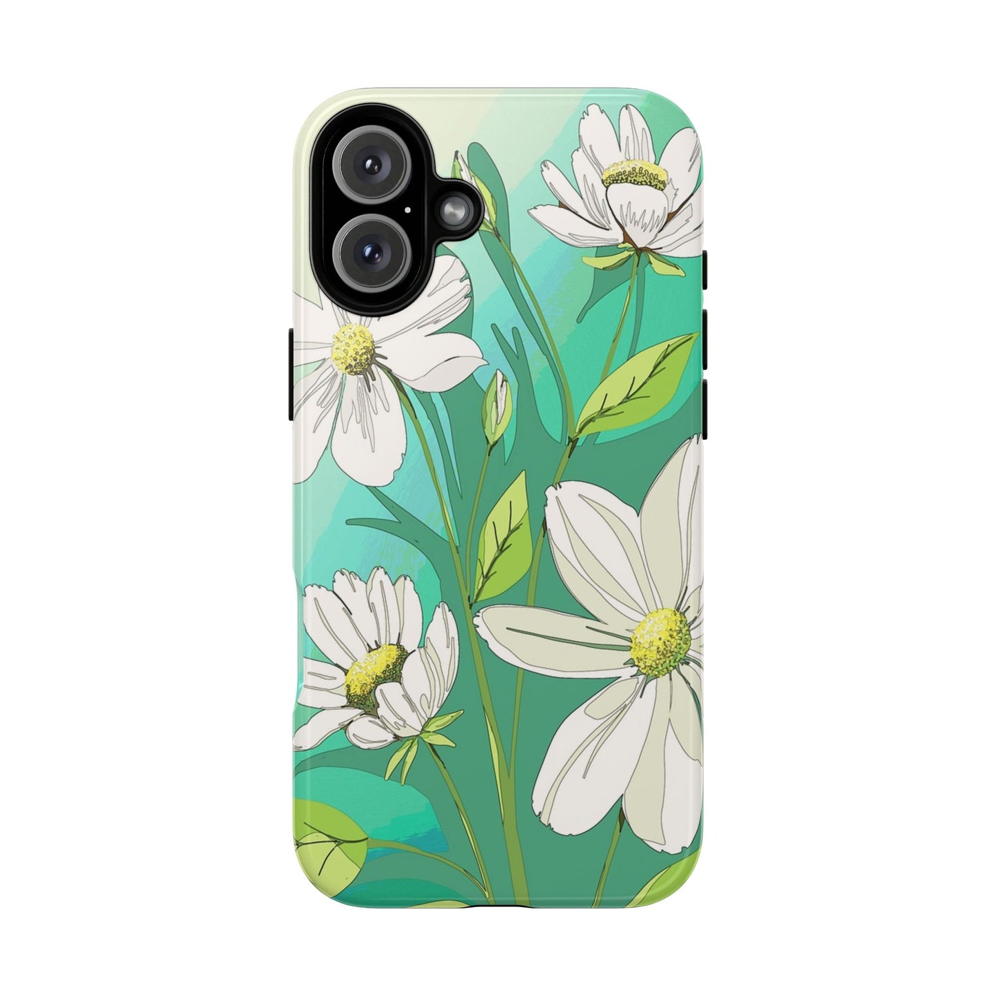 Floral Phone Case, Tough Cases, Flower Design, Nature Inspired, Eco-Friendly Cover, Unique Gift for Her, Spring Accessories