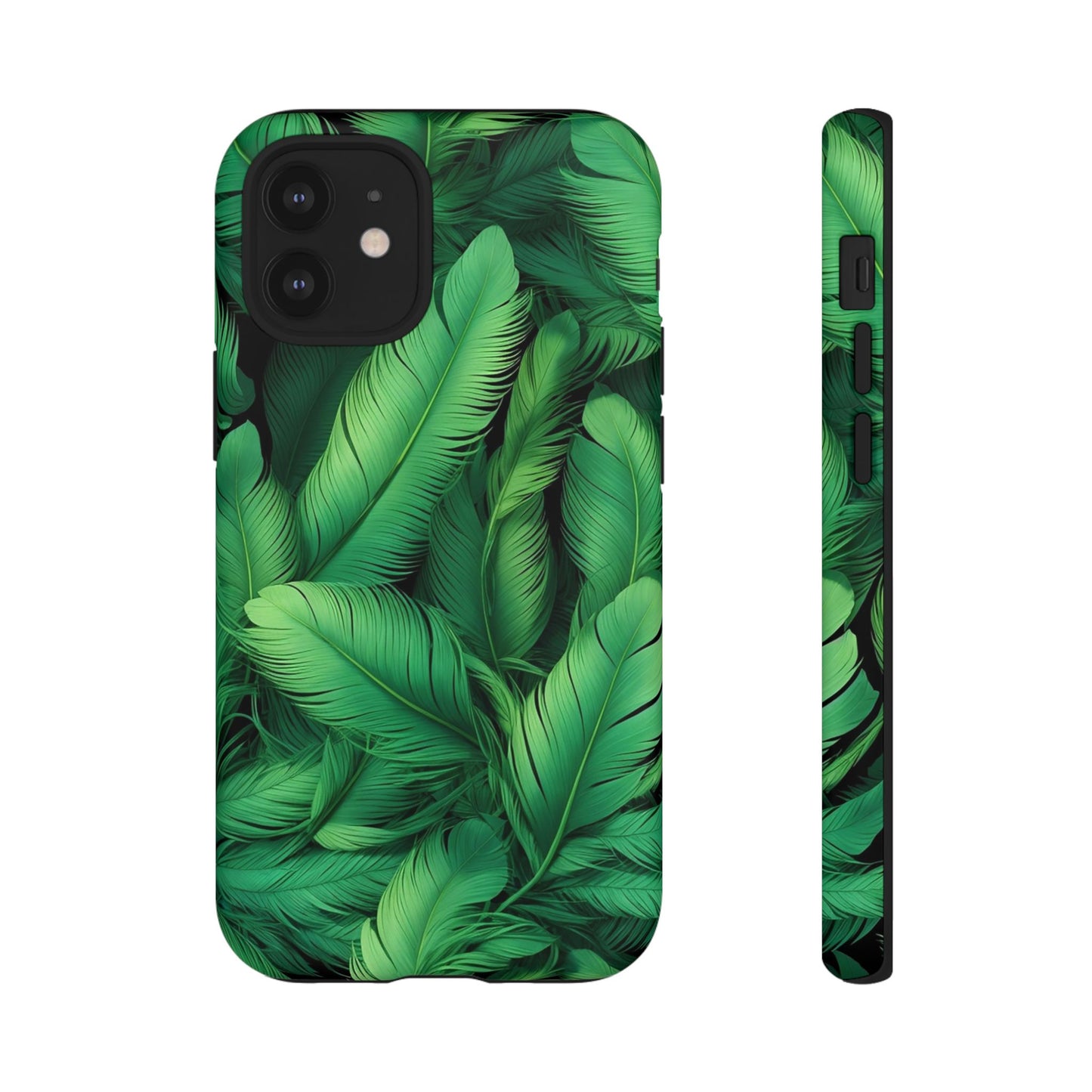 Tough Cases - Tropical Leaf Phone Case, Nature-inspired, Phone Accessory, Gift for Her, Jungle Theme, Eco-Friendly