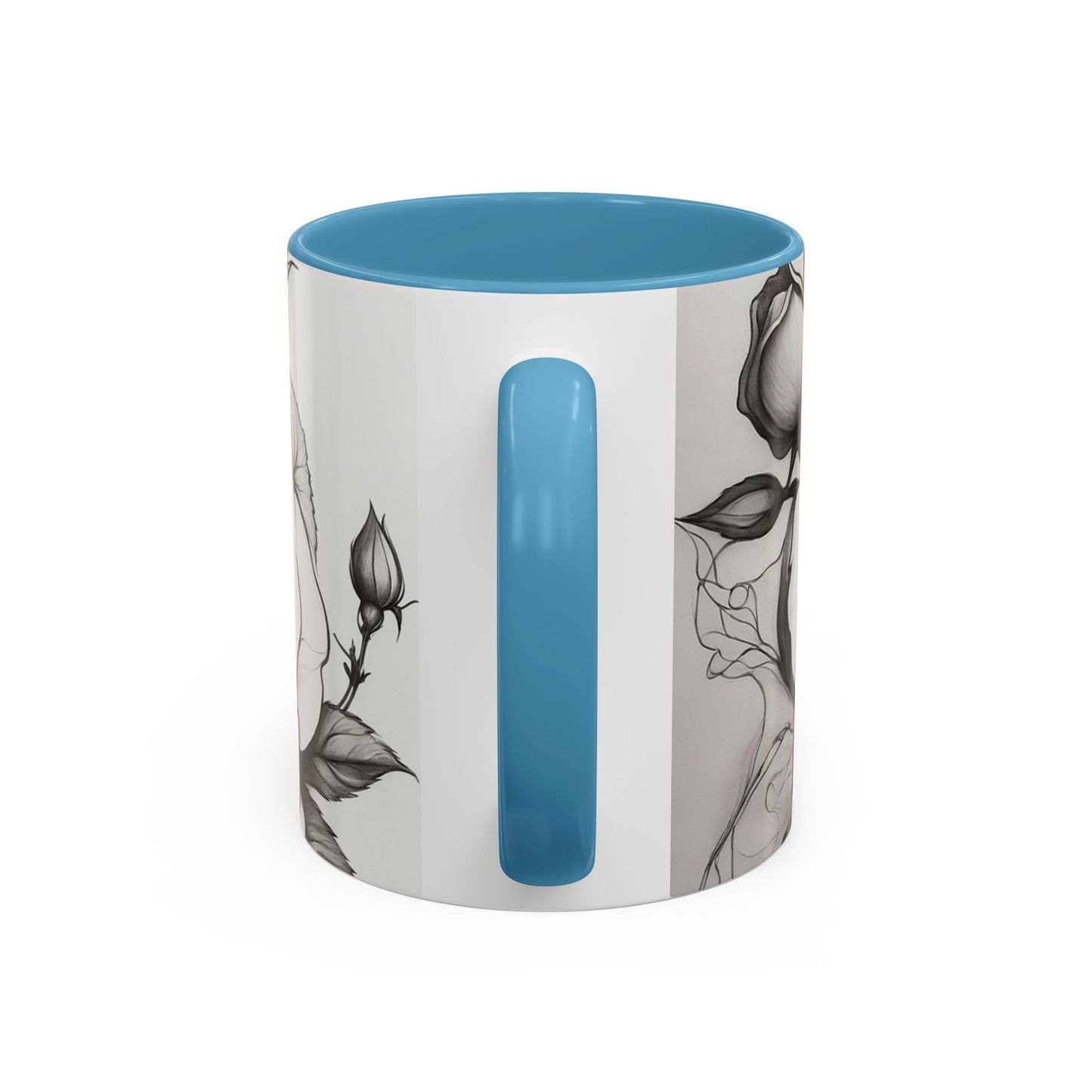 Elegant Floral Coffee Mug - Perfect Gift for Flower Lovers, Mother's Day, Birthdays, Home Decor, Office Use