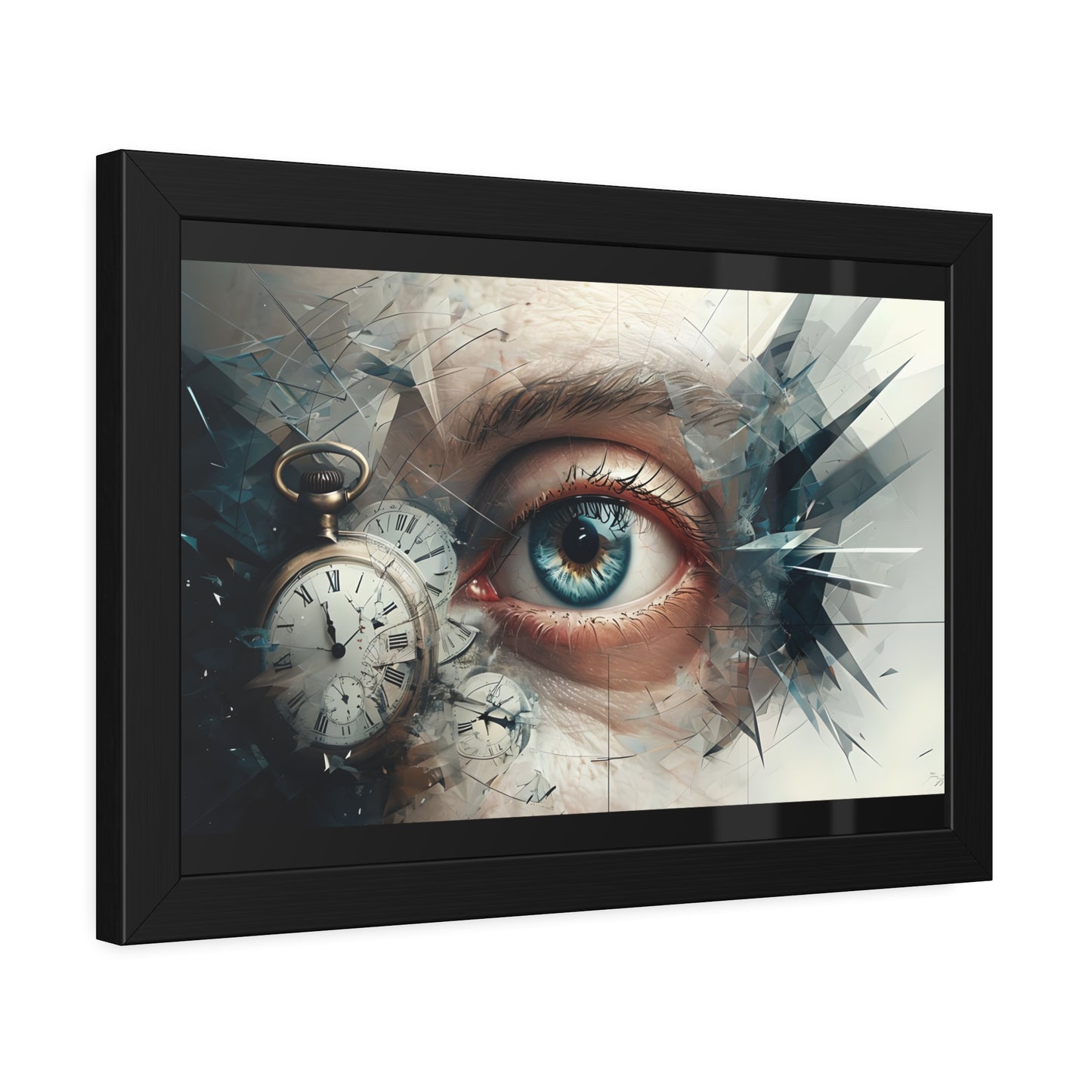 Surreal Eye Art Framed Poster