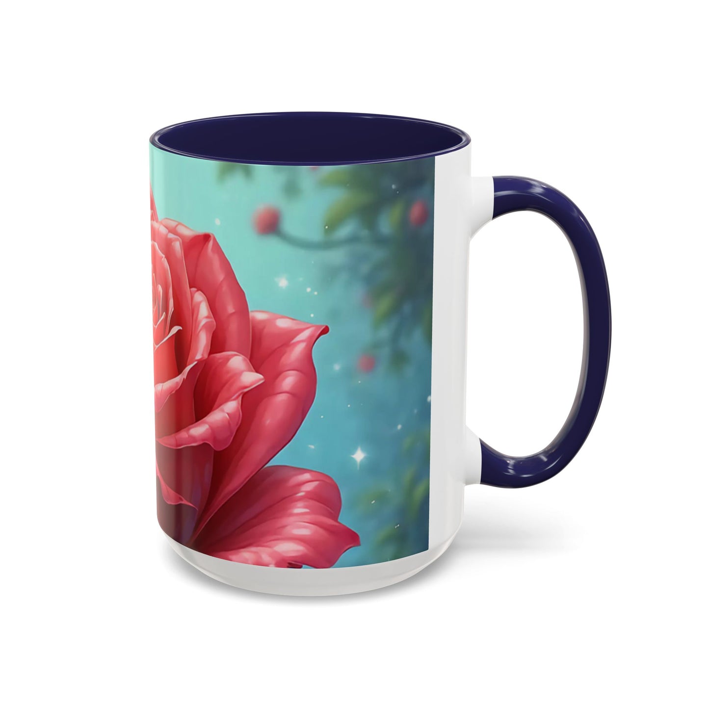 Elegant Rose Coffee Mug for Floral Lovers, Perfect Gift for Mother’s Day, Birthday, Home Decor, Garden Enthusiasts, Art Collectors