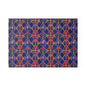 Glass Cutting Board — Vibrant Floral Tile Pattern Decorative Kitchen Board