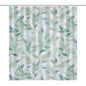 Leaf print shower curtain