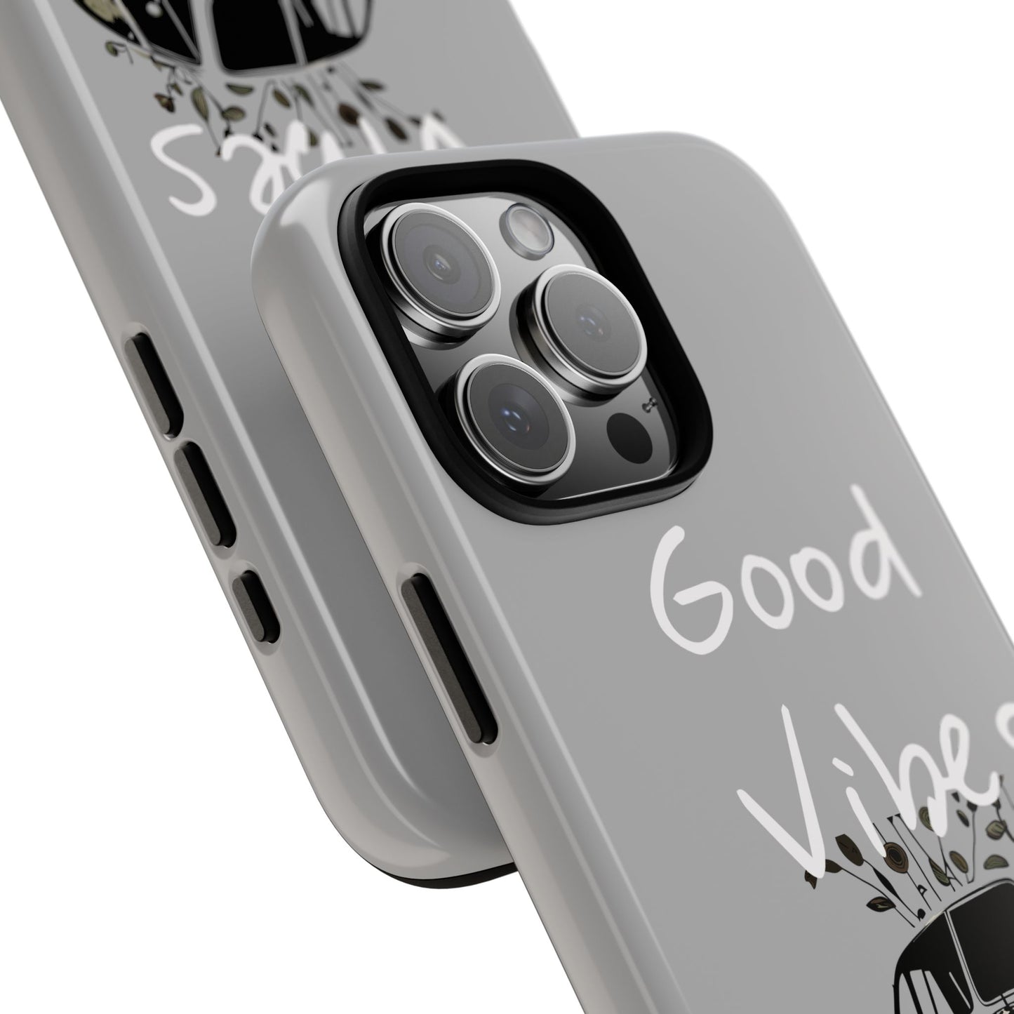 Floral Phone Case | Good Vibes, Phone Accessories, Gift for Her, Trendy Tech, Summer Vibes, Birthday Gift