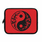 Stylish Laptop Sleeve with Yin Yang Design, Tech Carry Case, Gift for Students, Men and Women, Office and Home Use, Modern Gadget Sleeve
