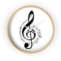 Musical Wall Clock - Perfect for Music Lovers, Home Decor, Gifts