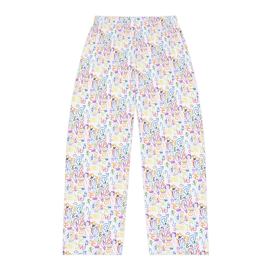 Vibrant Floral Men's Pajama Pants
