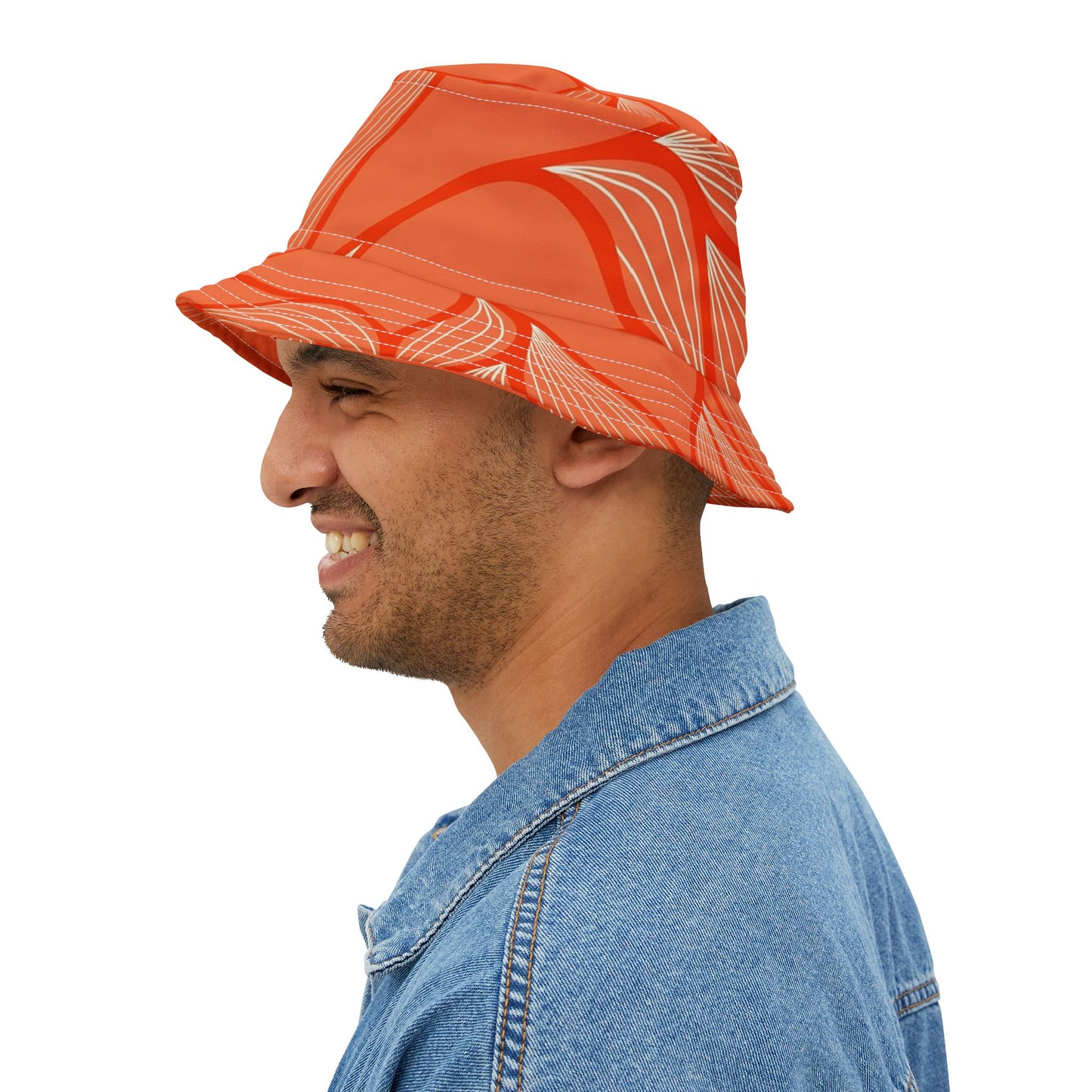 Vibrant AOP Bucket Hat - Trendy Summer Fashion, Beach Accessory, Festival Wear, Statement Hat, Eco-Friendly Style