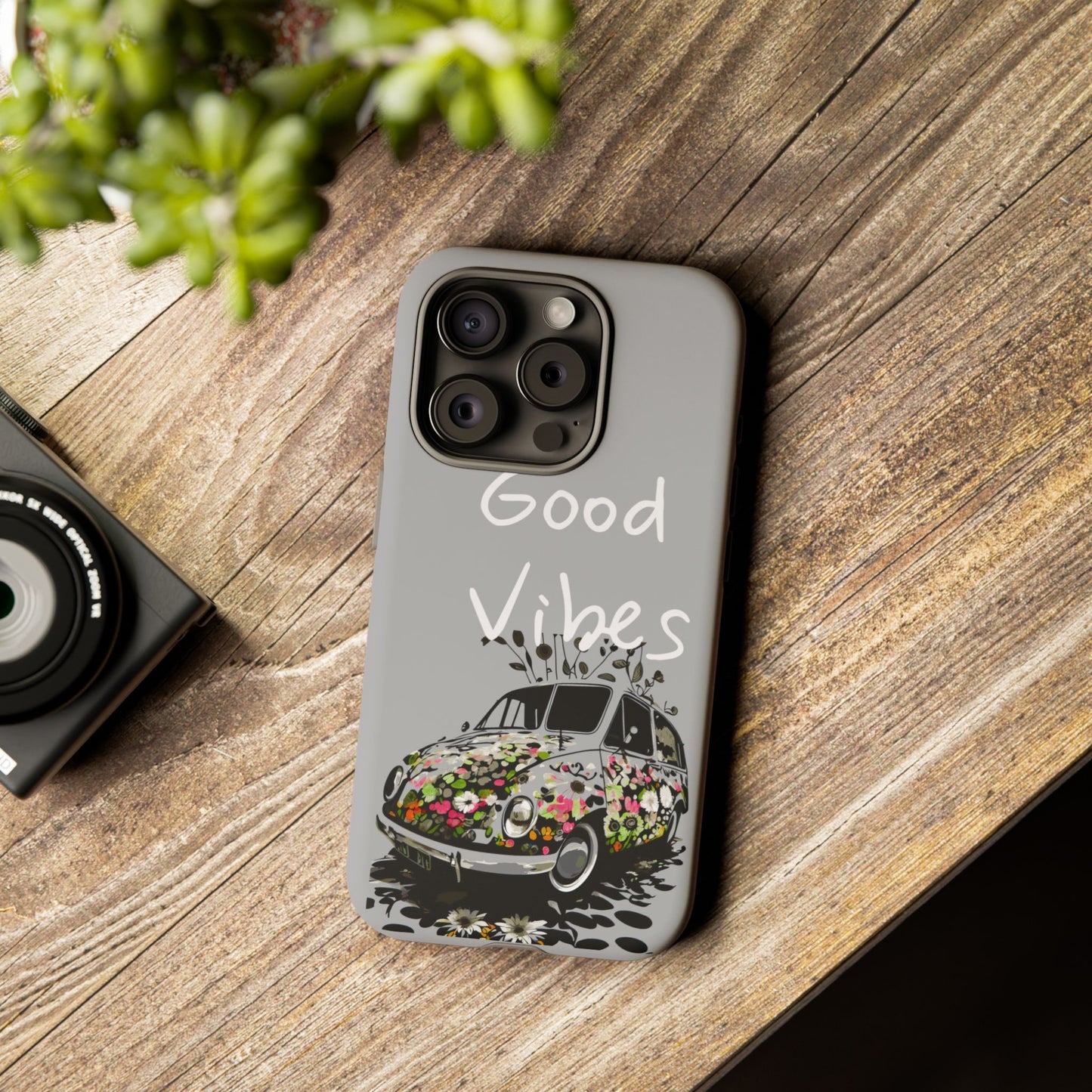 Floral Phone Case | Good Vibes, Phone Accessories, Gift for Her, Trendy Tech, Summer Vibes, Birthday Gift