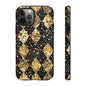 Elegant Gold & Black Phone Case for Tough Protection