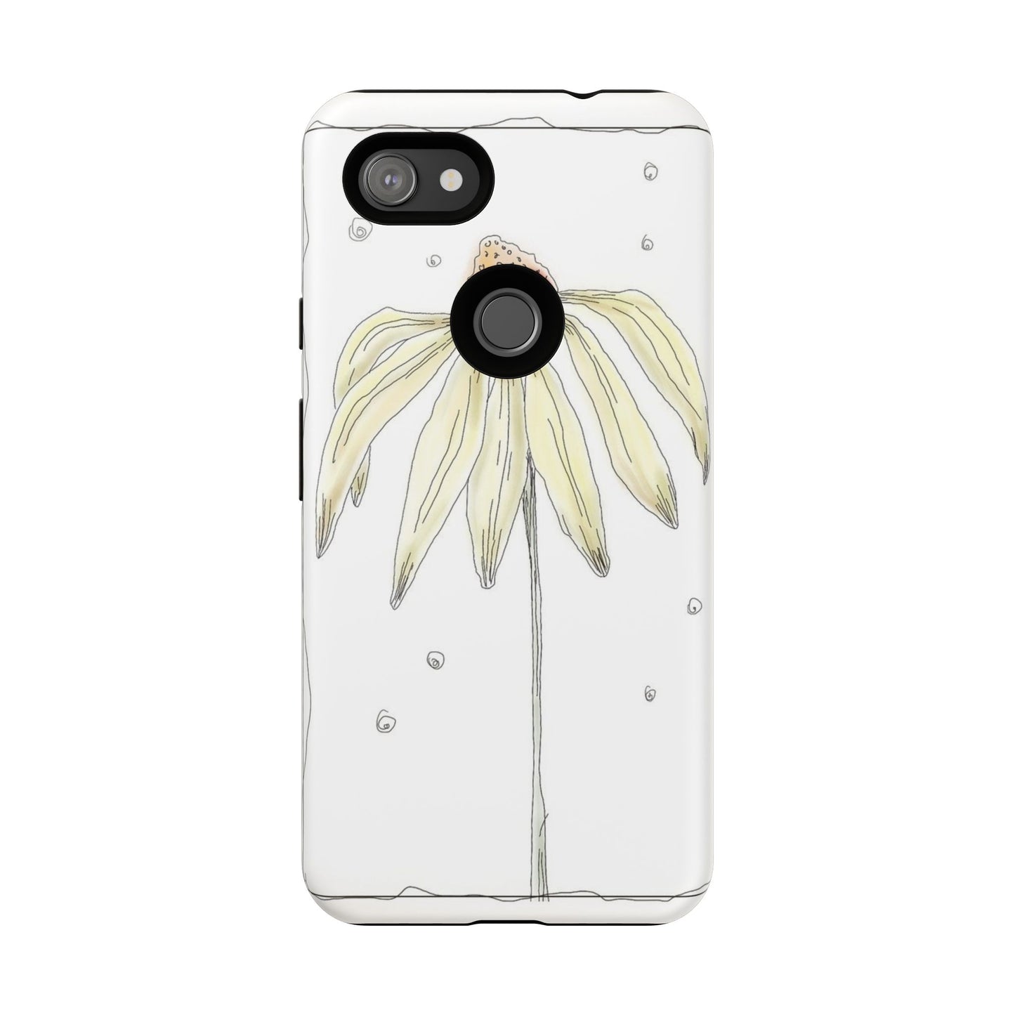 Flower Phone Case with Delicate Design, Tough Phone Cover, Nature Lover Gift, Floral Tech Accessory, Stylish Phone Protection