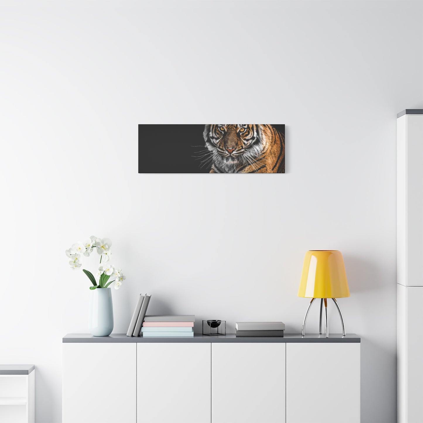 Majestic Tiger Canvas Art, Perfect for Animal Lovers, Home Decor, Gift for Wildlife Enthusiasts, Modern Wall Art, 1.25" Depth
