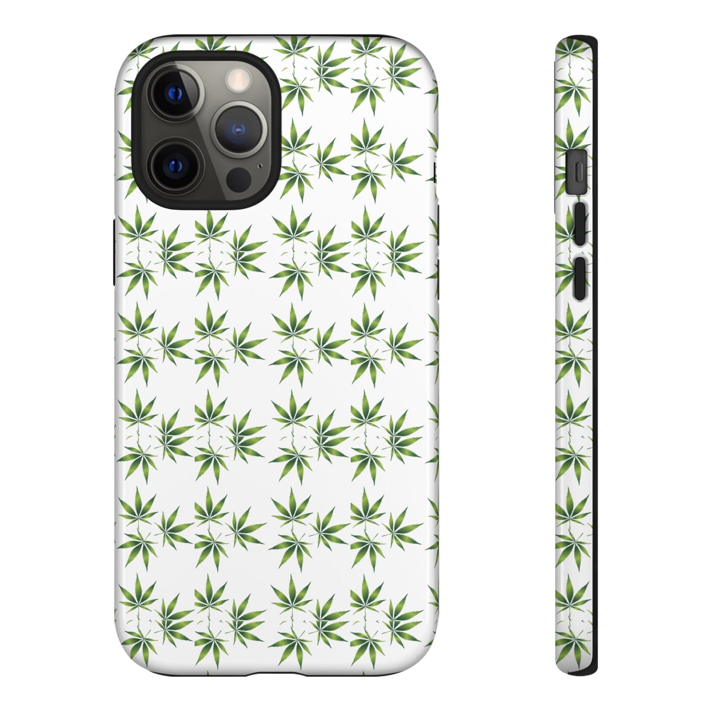 Stylish Phone Case with Cannabis Leaf Design, Durable Phone Cover, Gift for Stoner Friends, Unique Phone Accessory, Nature-Inspired Design