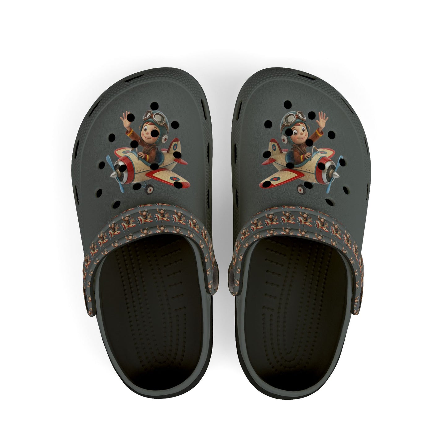 Kid's Fun Foam Clogs - Playful Aviation Theme, Lightweight Slip-On Shoes for Kids, Perfect for Summer Play, Beach Trips, and Outdoor [...]