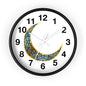 Elegant Boho Moon Phase Wall Clock, Decorative Home Clock, Unique Gift for Home Decor, Wellness, and Spiritual Spaces, Timepiece