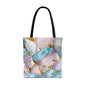 Elegant Geode Tote Bag - Chic Shopping Bag, Stylish Beach Tote