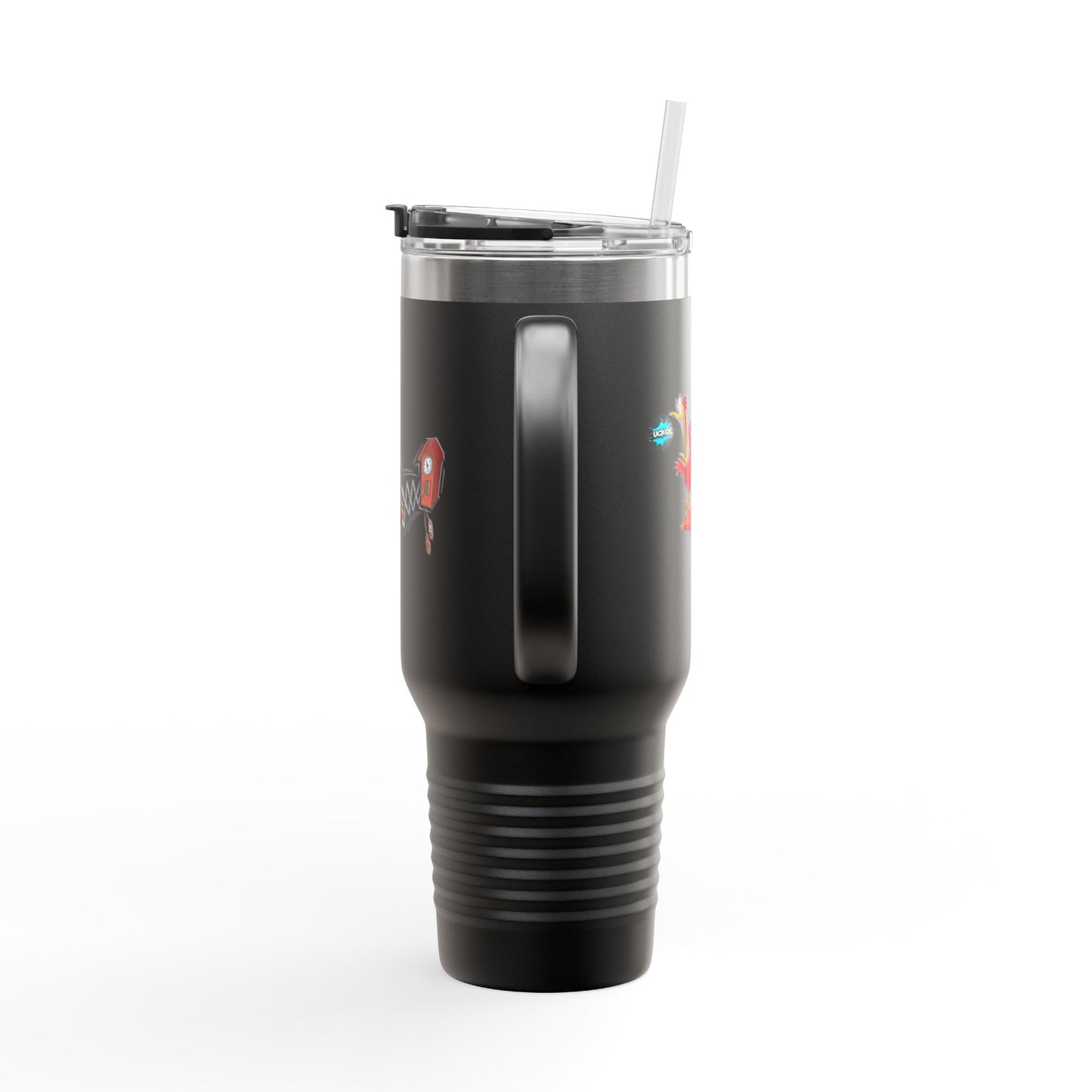 Whimsical Insulated Travel Mug | Perfect for Road Trips, Camping, Outdoor Adventures, Gifts for Coffee Lovers, Personalized Travel Cups