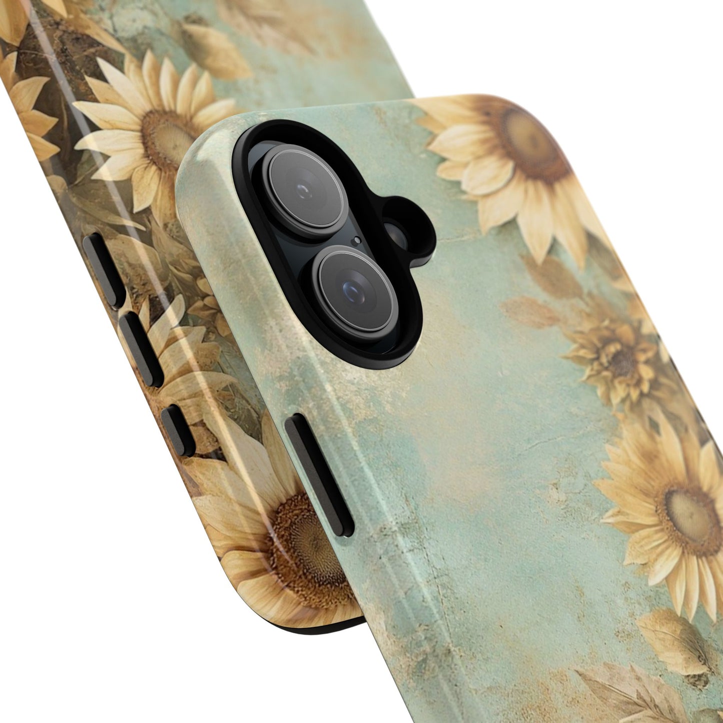 Sunflower Phone Case, Tough Shell Floral Cover, Nature Inspired Gift, Durable Protective Case, Perfect for Spring and Summer
