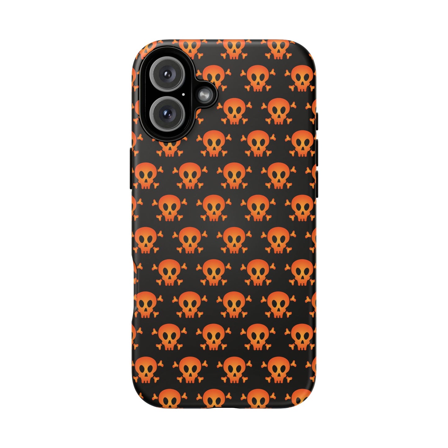 Halloween Skull Phone Case, Spooky Mobile Cover, Trick or Treat Accessory, Goth Gift, Skull Pattern Design