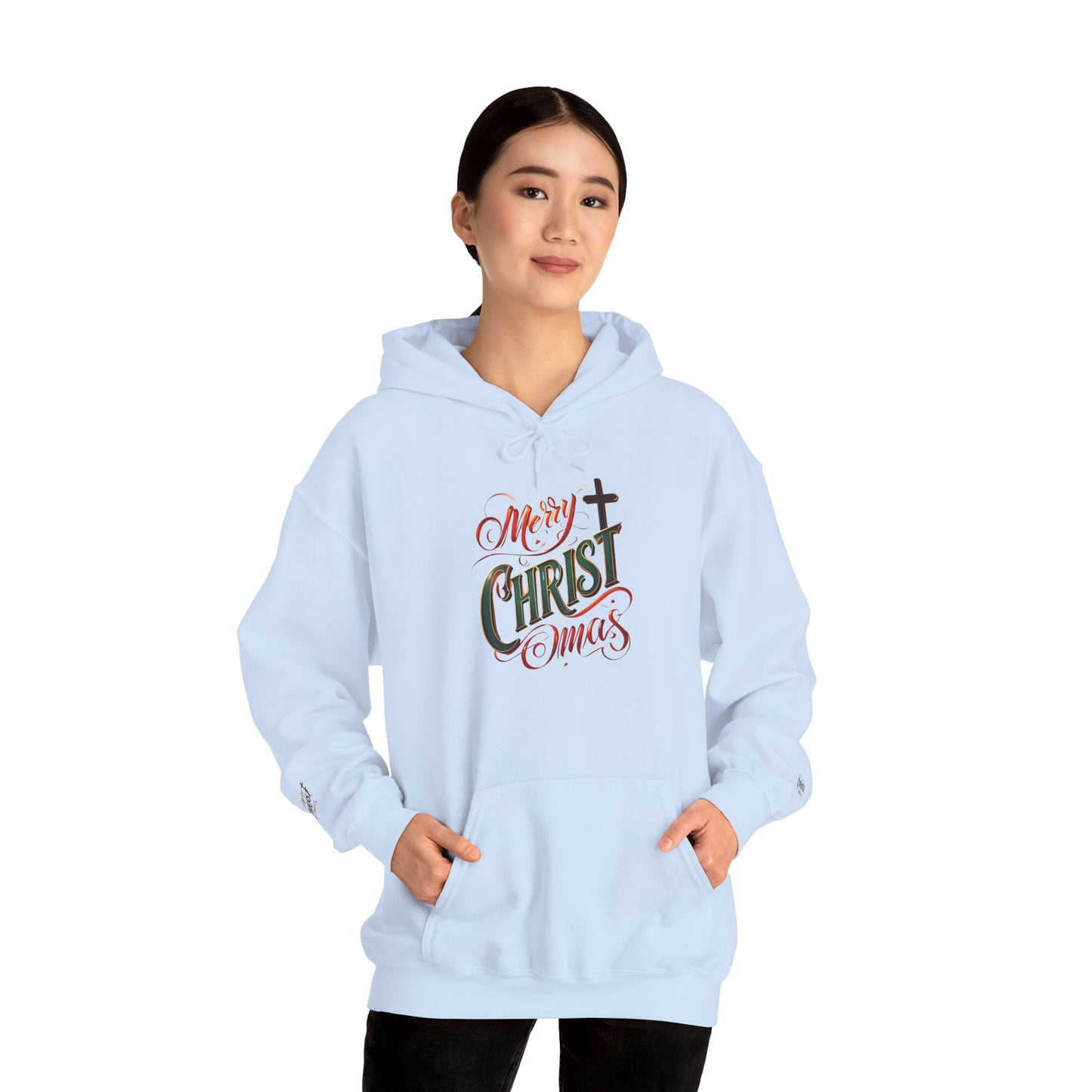 Merry Christmas Hoodie, Cozy Unisex Sweatshirt for Holiday Gatherings, Festive Gift Idea for Him/Her, Winter Apparel, Christmas Sweater