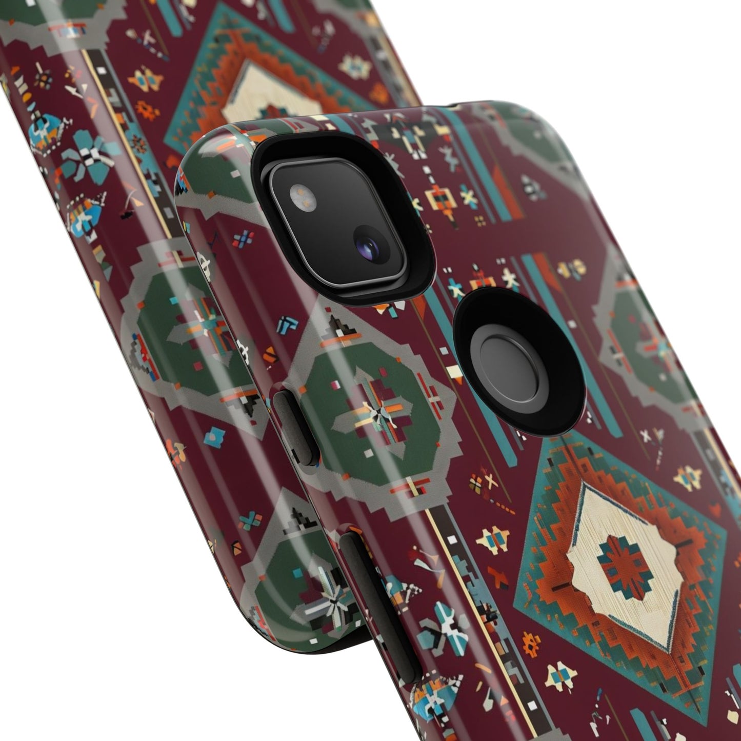 Tribal Pattern Phone Case - Boho Chic, Tough Durable Cover, Stylish Tech Accessory, Gift for Him/Her, Festival Essentials