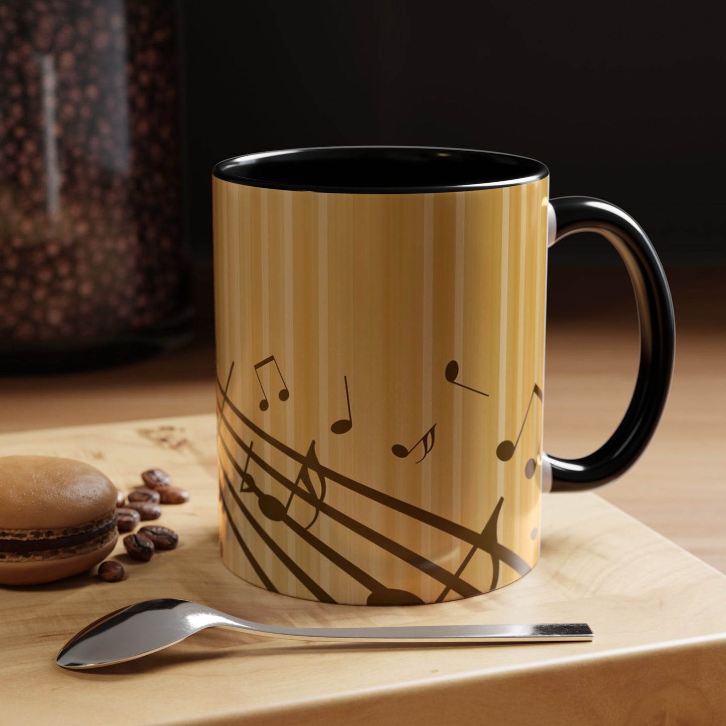 Musical Note Coffee Mug - Perfect Gift for Musicians, Coffee Lovers, Music Teachers, Birthdays, Housewarming