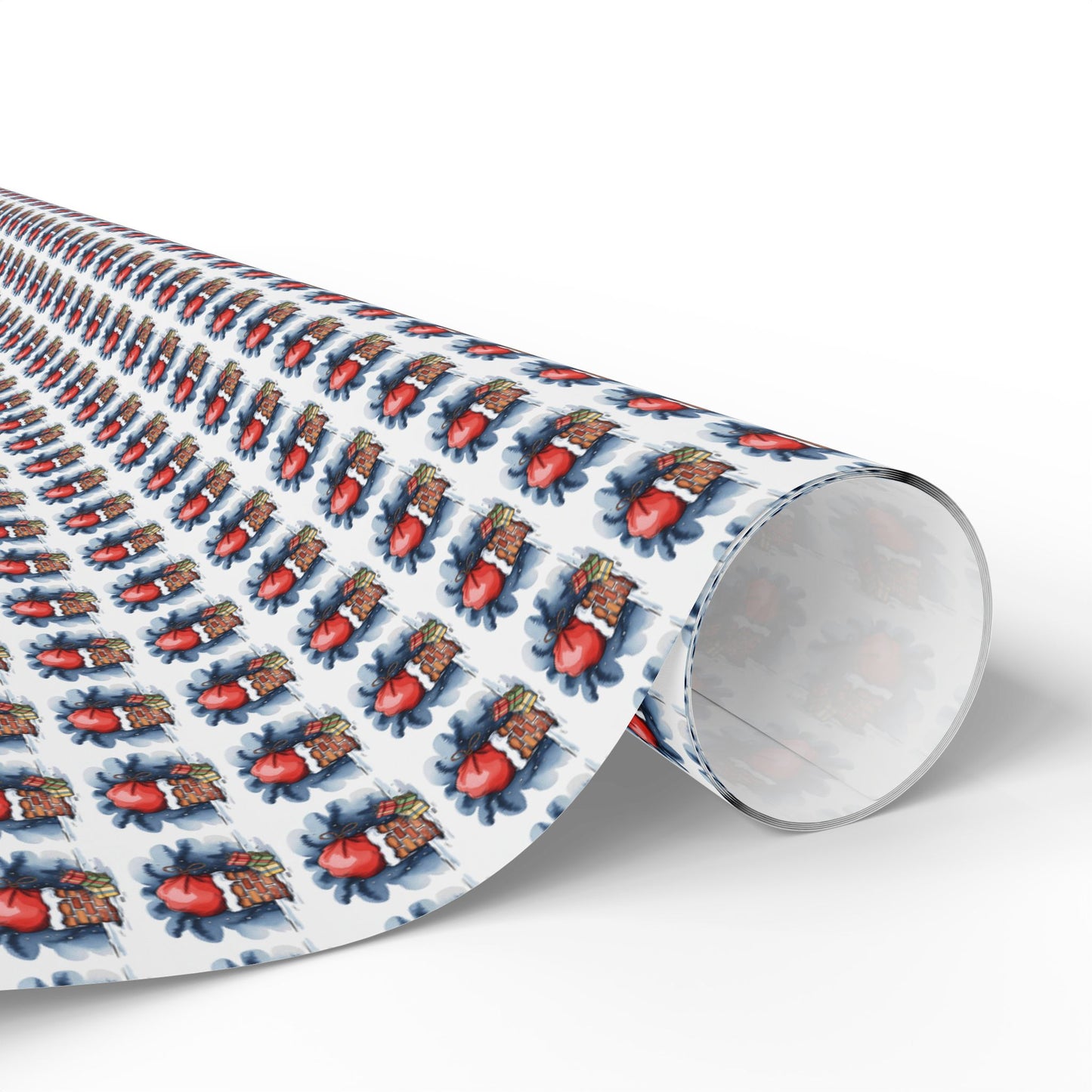 Wrapping Paper Roll — Festive Nutcracker Pattern Gift Wrap