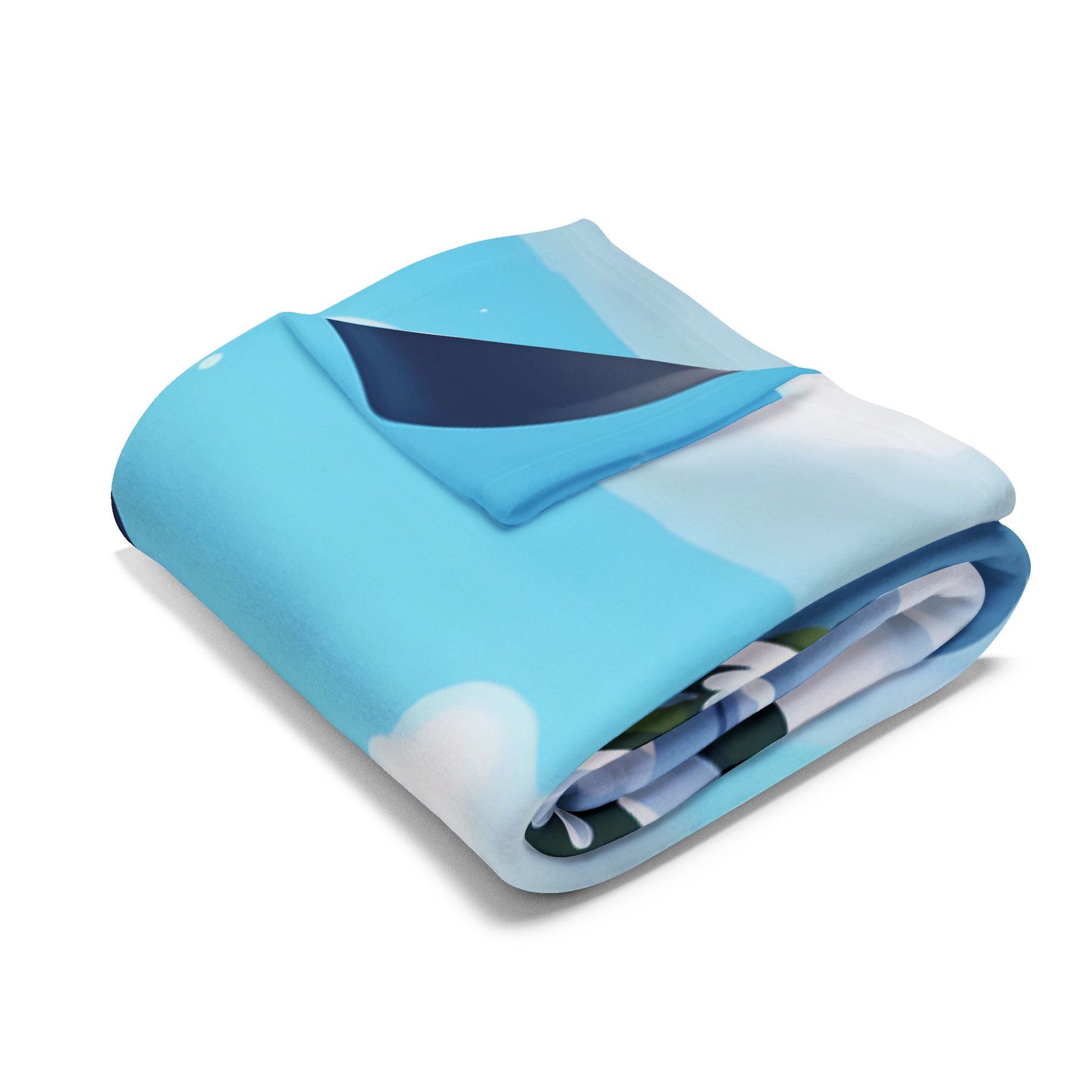 Arctic Fleece Blanket Snowman